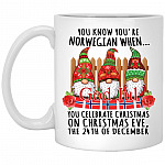 You Know You're Norwegian, White, 11 oz. White Mug