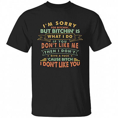 I'm Sorry TShirt, Black, Unisex T-Shirt