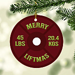 Merry Liftmas Ornament