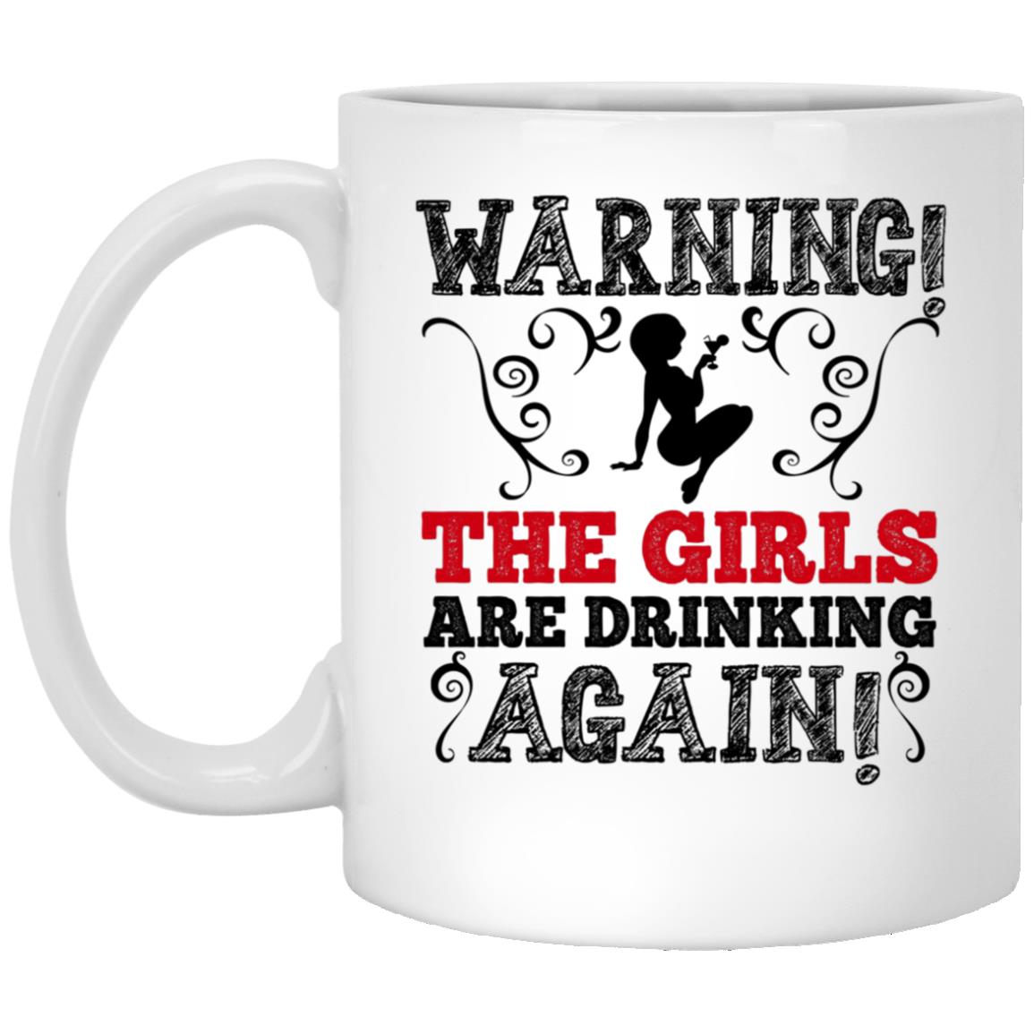 Warning Mug, White, 11 oz. White Mug Warning Mug, White, 11 oz. White Mug