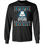 Darth Reindeer Hoodie, Black, Long Sleeve