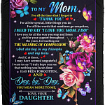 To My Mom For All The Times, White, Cozy Plush Fleece Blanket - 50x60 To My Mom For All The Times, White, Cozy Plush Fleece Blanket - 50x60
