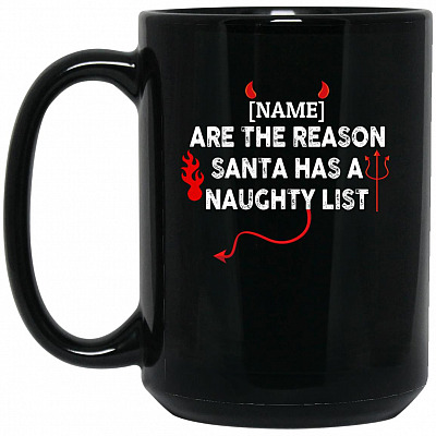 15 oz. Black Mug