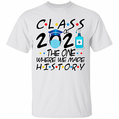 Class Of 2021 TShirt, White, Unisex T-Shirt