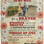 Personalized Husband Blanket, White, Cozy Plush Fleece Blanket - 50x60