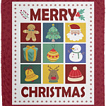 Merry Christmas Blanket, White, Cozy Plush Fleece Blanket - 50x60