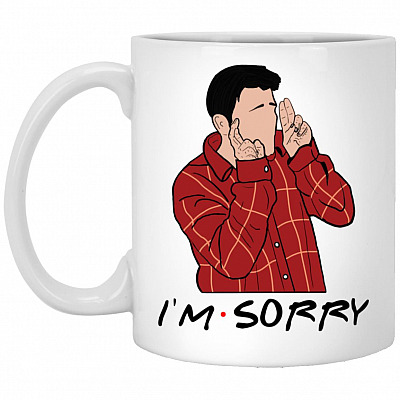 Im Sorry Mug, White, 11 oz. White Mug