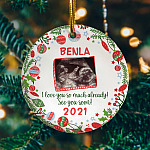 Custom Photo I Love You So Much Already See You Soon 2020 Christmas Ornament - Holiday Ornament