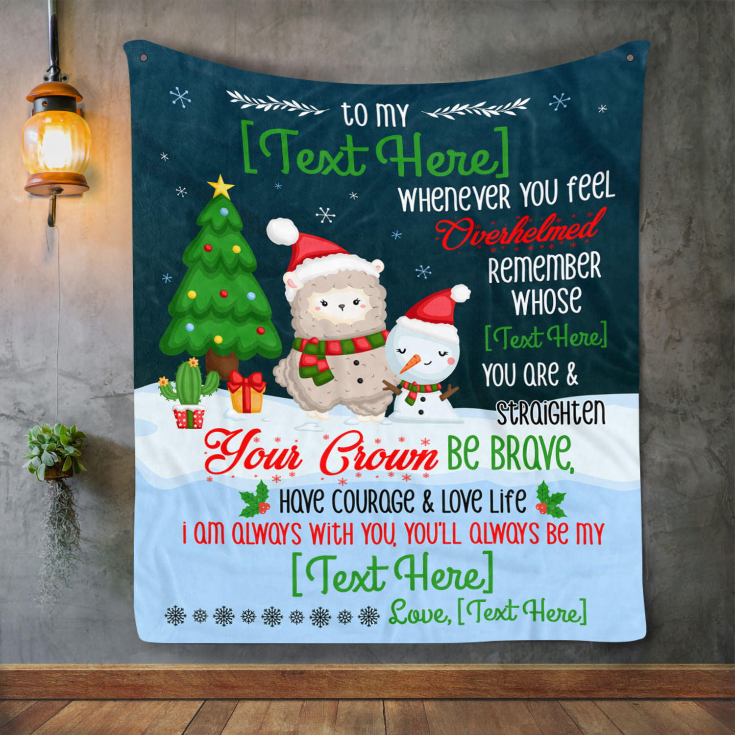 4KT. To My Daughter Snowman Xmas Mk1