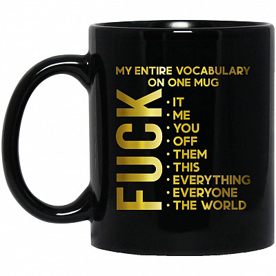 11 oz. Black Mug