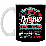 Oh the Virus Mug, Black, 11 oz. White Mug