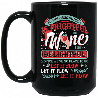 15 oz. Black Mug