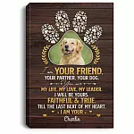 Personalized Photo I Am Your Friend, White, 0.75'' Framed Canvas