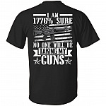 1776 Shirt, Black, Unisex T-Shirt