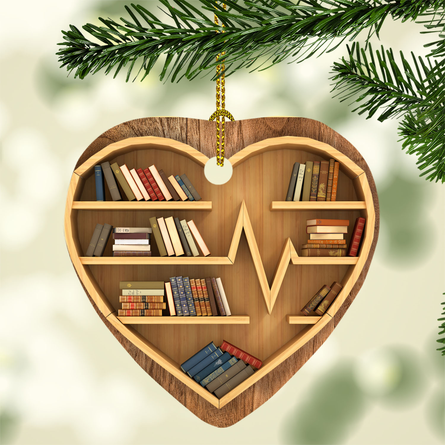 5VT. Bookshelf Ornament mockup
