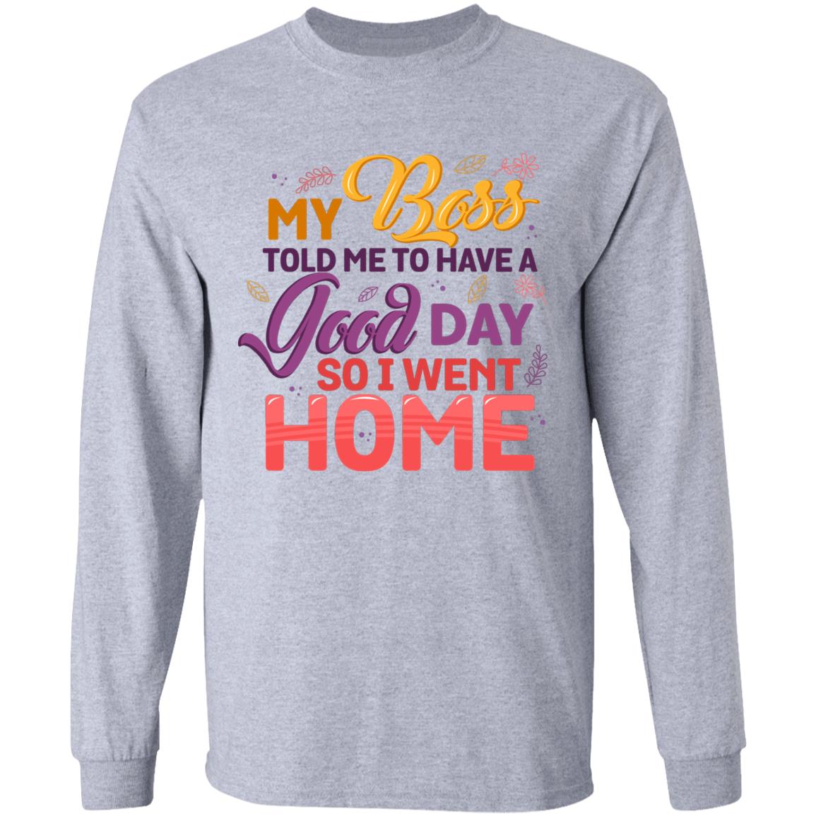 Good Hoodie, Sport Grey, Long Sleeve