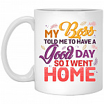 Good Mug, White, 11 oz. White Mug