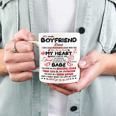 Personalized Boyfriend Gift I Love Every Moment Spent With You Coffee Mug - Beer Stein - Water Bottle