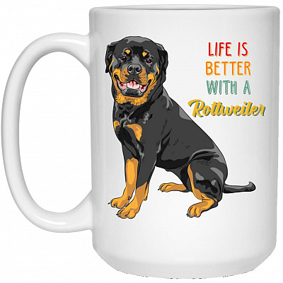 15 oz. White Mug