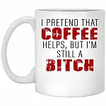 Coffee Mug, White, 11 oz. White Mug