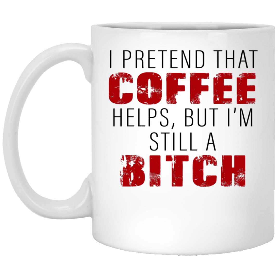 Coffee Mug, White, 11 oz. White Mug