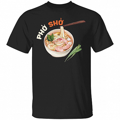 Pho Sho Realistic T-Shirt, Black, Unisex T-Shirt