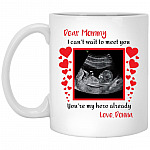 Dear Mommy Personalized Photo Mug, White, 11 oz. White Mug