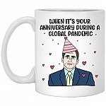 Anniversary Coffee Mug, White, 11 oz. White Mug