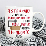 Personalized A Step Dad Like You Is Harder To Find Mug 2