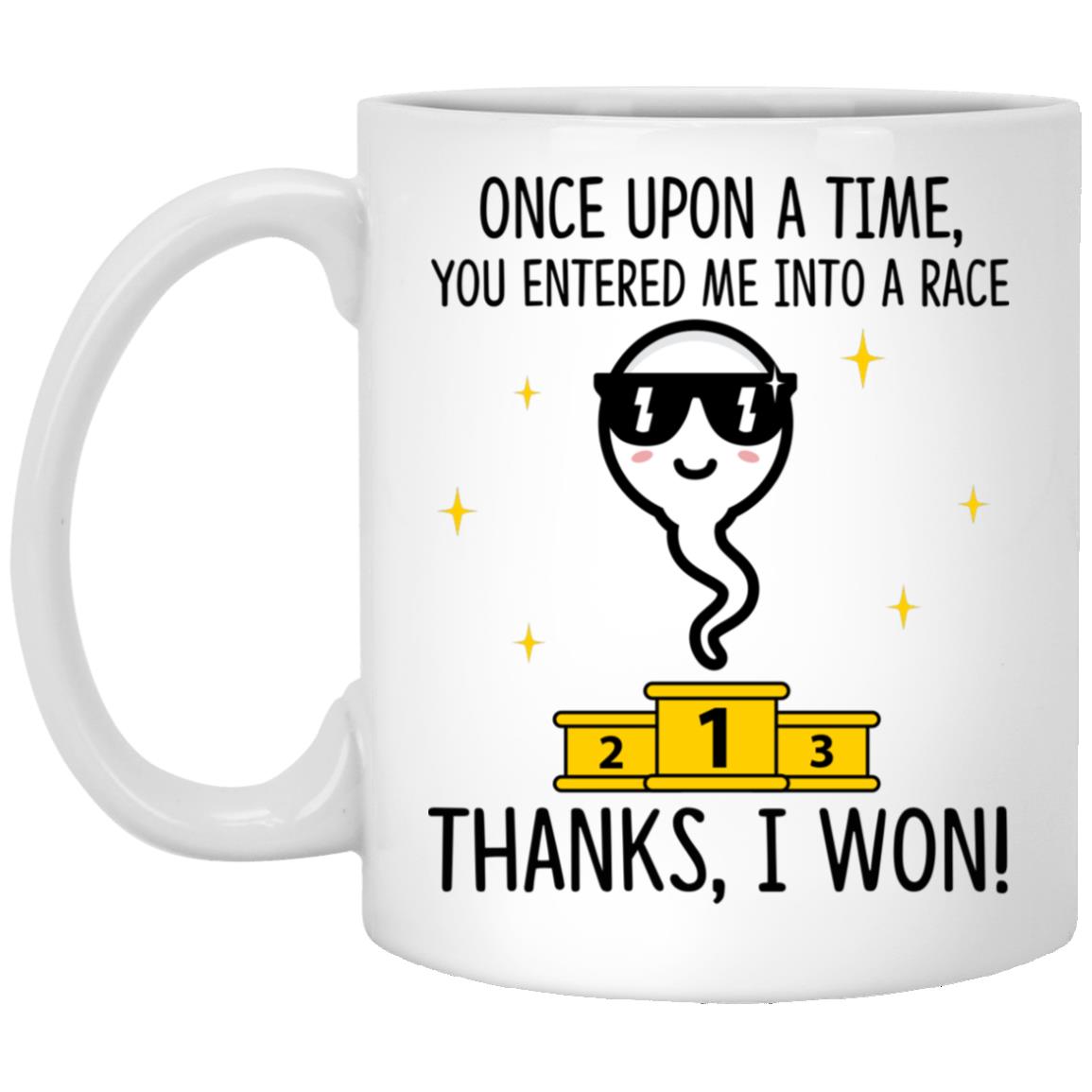 Once Upon A Time You Entered, White, 11 oz. White Mug
