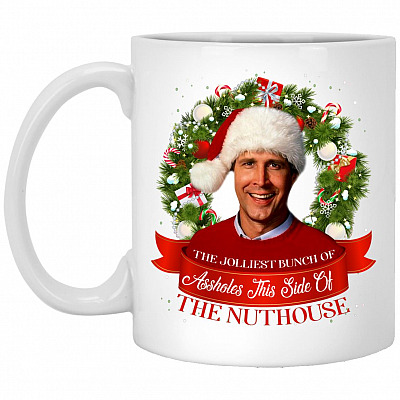 Jolliest Mug, White, 11 oz. White Mug