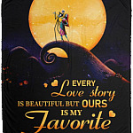 Every Love Story Is Beautiful Blanket, White, Cozy Plush Fleece Blanket - 50x60 Every Love Story Is Beautiful Blanket, White, Cozy Plush Fleece Blanket - 50x60