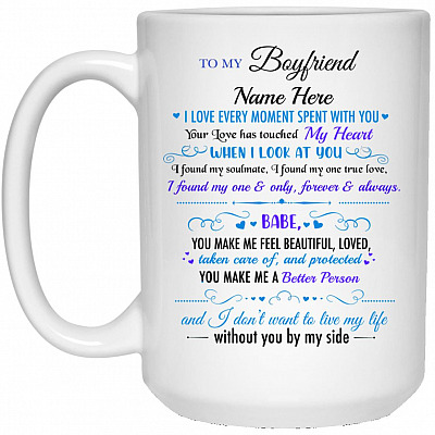 15 oz. White Mug