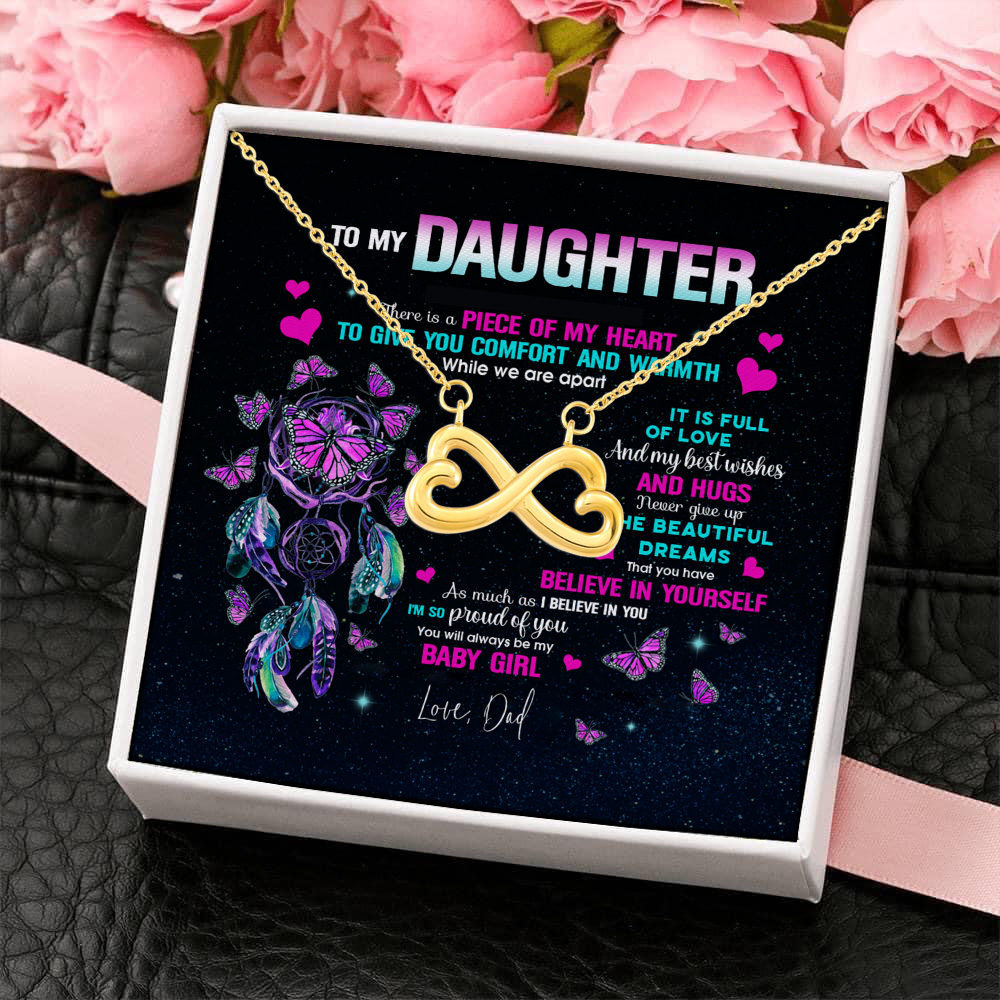 Love My Daughter Gifts Dad To Daughter I M So Proud Of You Necklace Cubebik