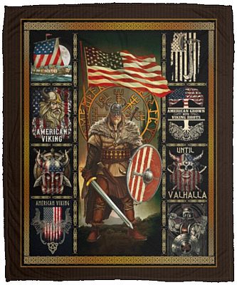 American Viking Fleece Mink Blanket, White, Cozy Plush Fleece Blanket - 50x60