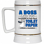 Mug Template (Official), White, 22 oz. Beer Stein