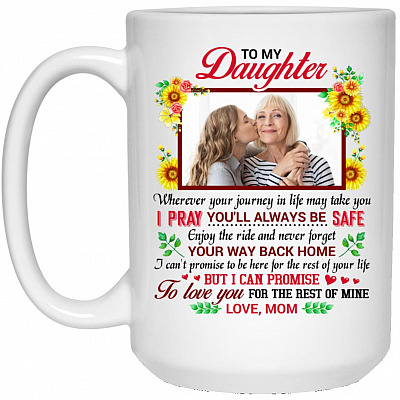 15 oz. White Mug