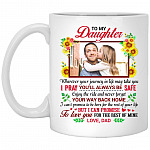 Personalized Photo Dad Mug, White, 11 oz. White Mug