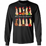 All I Want For Christmas, Black, Long Sleeve