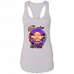 Sunrise Tank Top, White, Ladies Racerback Tank
