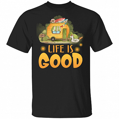 Life Good Shirt, Black, Unisex T-Shirt