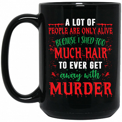 15 oz. Black Mug