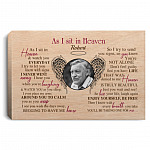 Custom Photo Memorial Framed Canvas, White, 0.75'' Framed Canvas