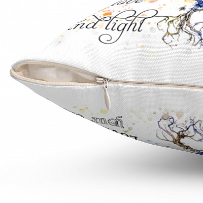 Alternative view of To My Sister ADN Tree Of Life Throw Pillow - Decorative Pillow - Indoor Outdoor Cushion - Sofa Home Decor