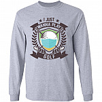 Play Golf Hoodie, Sport Grey, Long Sleeve