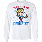 Hermey The Elf Dentistry Hoodie, White, Long Sleeve