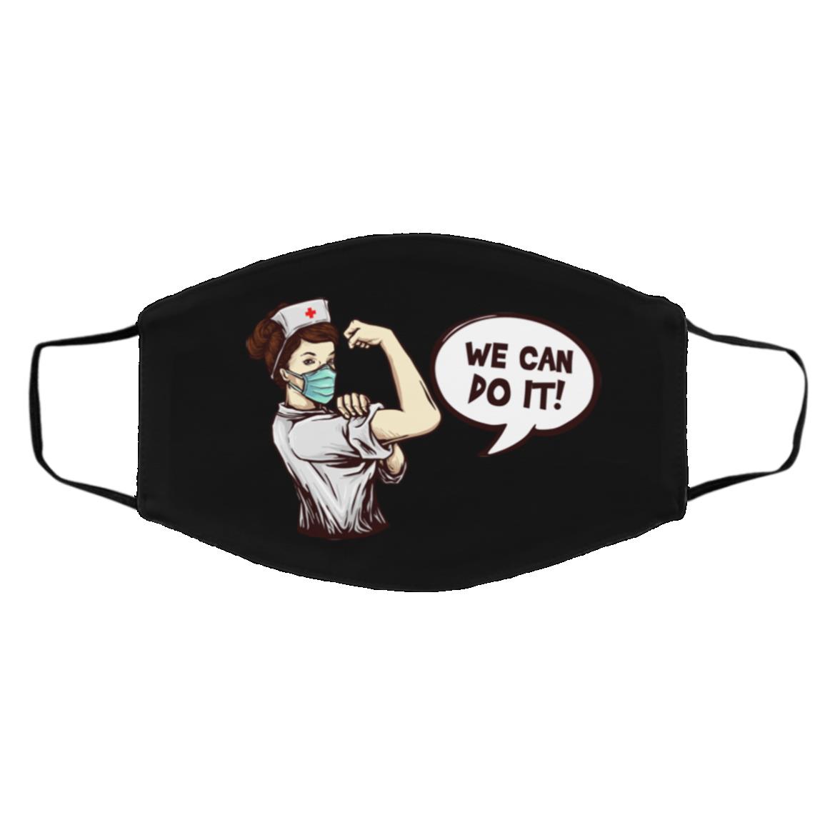 Do It Mask, Black, Cloth Face Cover – Medium/Large Do It Mask, Black, Cloth Face Cover – Medium/Large