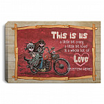 Personalized Canvas, White, 0.75'' Framed Canvas