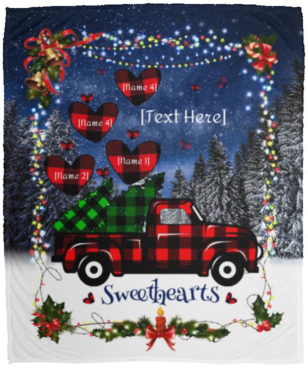 Personalized To My Nana, White, Cozy Plush Fleece Blanket - 50x60 Personalized To My Nana, White, Cozy Plush Fleece Blanket - 50x60