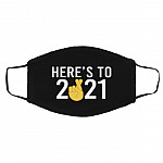 Here 2021 Mask, Black, Cloth Face Cover – Medium/Large Here 2021 Mask, Black, Cloth Face Cover – Medium/Large